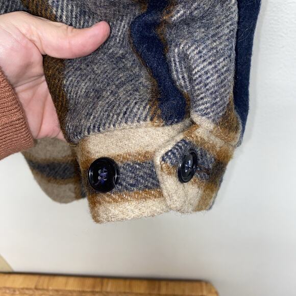 Woolrich Wool Mackinaw Cruiser Jacket Men’s XL Lined Coat Zip Plaid USA - Picture 12 of 12